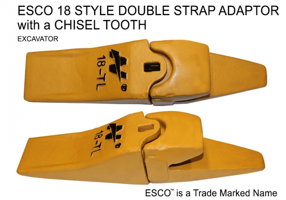 Esco Style Double Strap Adaptor